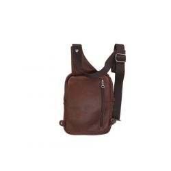 Sacoche en cuir gold cognac - 9169