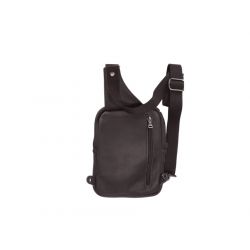 Sacoche en cuir marron foncé mustang - 9169