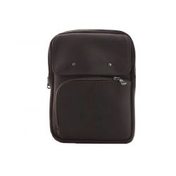 Sacoche en cuir marron foncé mustang - 9169