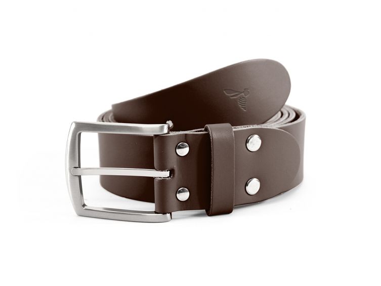 Ceinture la guêpe en cuir marron G40002M