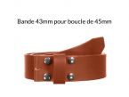 Ceinture en cuir sans boucle gold 45 mm 4004