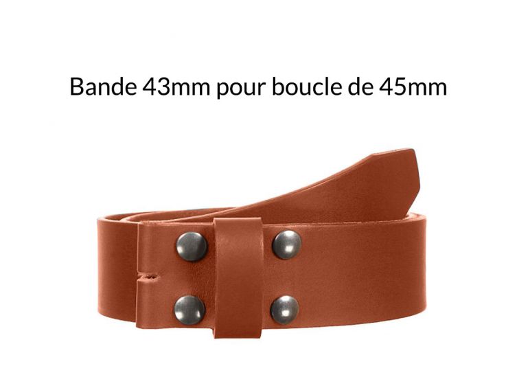 Ceinture en cuir sans boucle gold 45 mm 4004