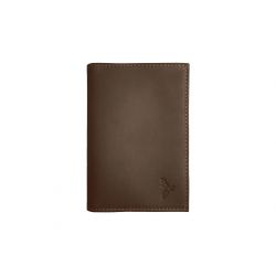 Protège passeport en cuir marron - 421