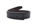 Ceinture cuir réversible, noir lisse et marron grainé - 5002