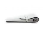 Etui 2 stylos en cuir blanc