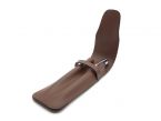 Etui 2 stylos en cuir marron