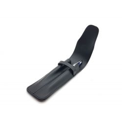 Etui 2 stylos en cuir noir