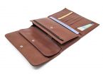 Compagnon luxe en cuir marron - 20 cm - PM-004-01