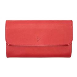 Compagnon luxe en cuir rouge - 20 cm - PM-004-01