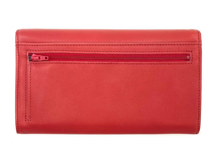 Compagnon luxe en cuir rouge - 20 cm - PM-004-01