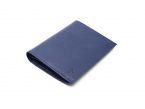 Portefeuille luxe en cuir bleu - 15 cm - PM-019-01