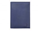 Portefeuille luxe en cuir bleu - 15 cm - PM-019-01