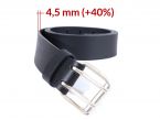 ATLAS Ceinture cuir noir hors normes