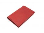Porte-cartes compact "Luxe" tout cuir rouge - PM-038-01