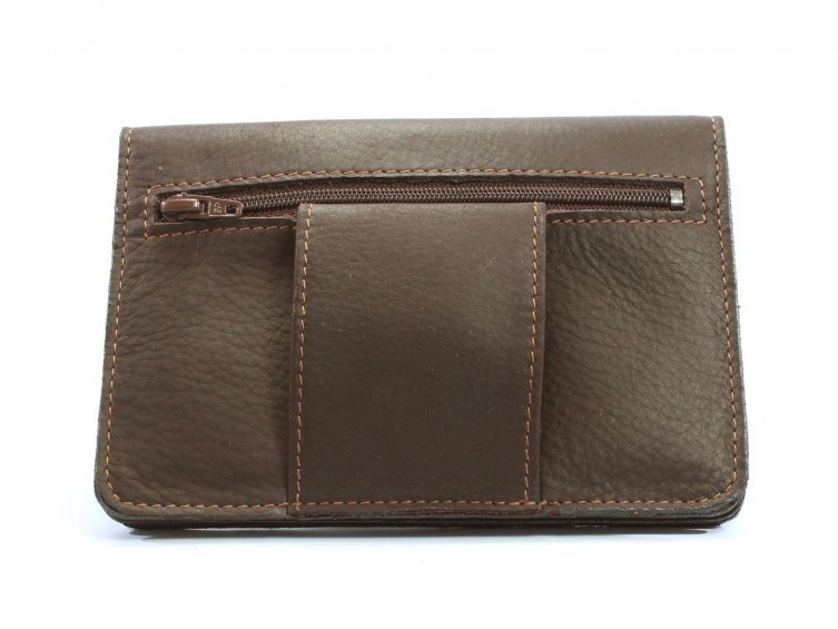  Portefeuille avec passant ceinture cuir marron 036 