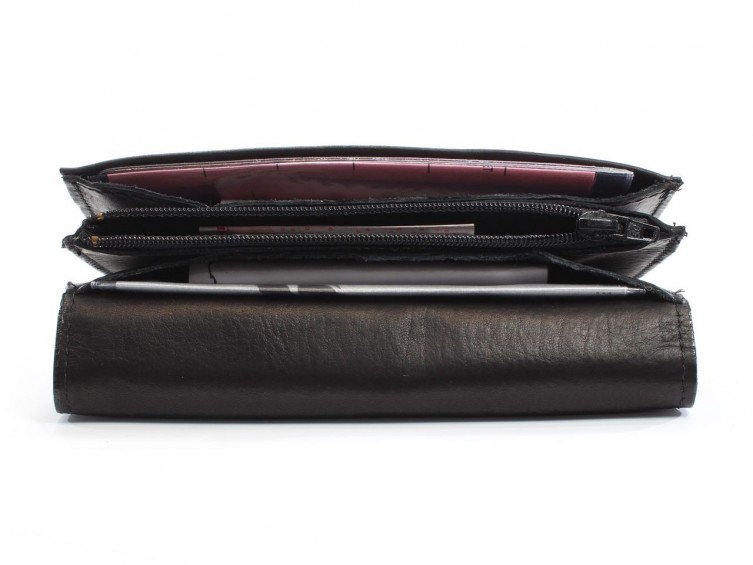  Portefeuille avec passant ceinture cuir noir 036 