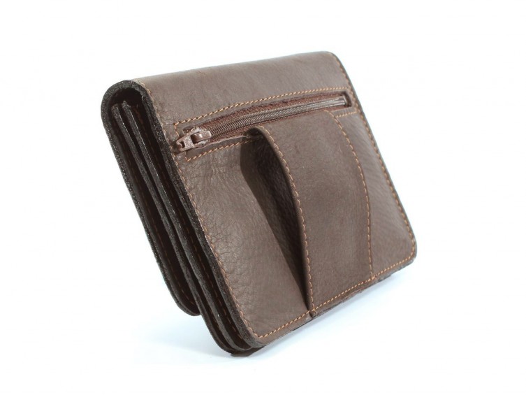  Portefeuille avec passant ceinture cuir marron 036 