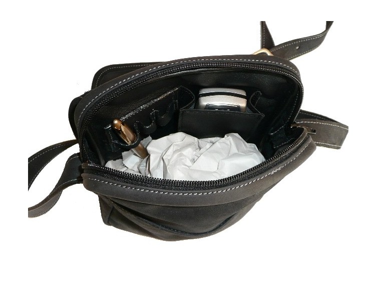 1 Sacoche baroudeur cuir 252