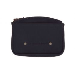 Porte monnaie avec 1 carte en cuir marine - 9104 