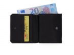 Porte monnaie Baroudeur en cuir marine - 9147