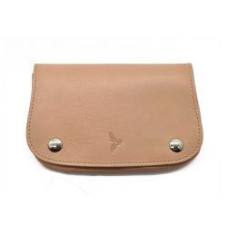 Blague à tabac "Luxe" en cuir nude - PM-034-01
