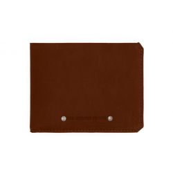 Portefeuille anti-RFID en cuir cognac - 9110 X