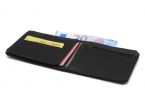 Portefeuille anti-RFID en cuir noir - 9110 X