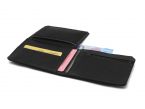 Portefeuille anti-RFID en cuir noir - 9110 X