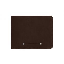 Portefeuille anti-RFID en cuir marron foncé - 9110 X