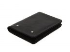 Portefeuille 2 volets anti-rfid en cuir noir - 958 X
