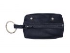 Porte monnaie grain de café en cuir marine - 9230