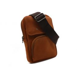 Sacoche en cuir fauve - 9169
