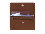 Compagnon format Iphone X+ en cuir cognac - 999