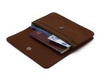 Compagnon format Iphone X+ en cuir cognac - 999