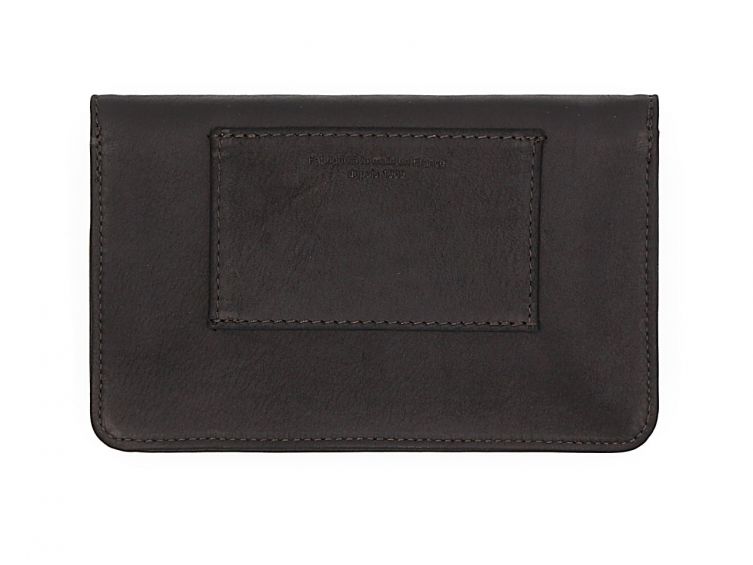 Compagnon format Iphone X+ en cuir noir - 999
