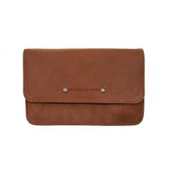Compagnon format Iphone X en cuir fauve - 998