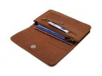 Compagnon format Iphone X en cuir fauve - 998