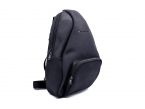 Sac à dos poire en cuir marine - 9319