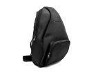 Sac à dos poire en cuir noir - 9319