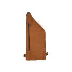 Sacoche épaule holster en cuir fauve - 9510