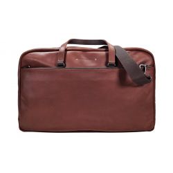 Sac de voyage en cuir cognac - 9920
