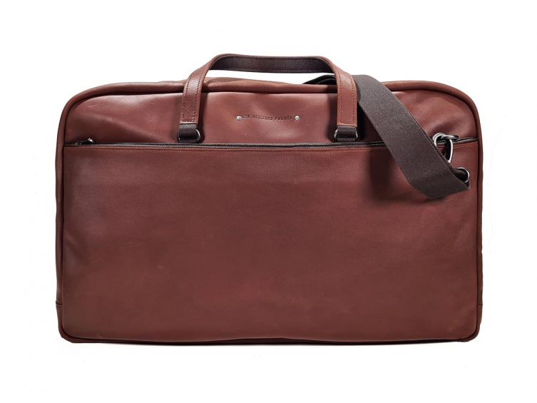 Sac de voyage en cuir cognac - 9920