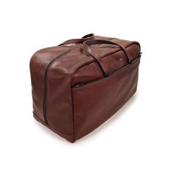 Sac de voyage en cuir cognac - 9920