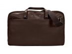 Bagage en cuir marron foncé - 9920