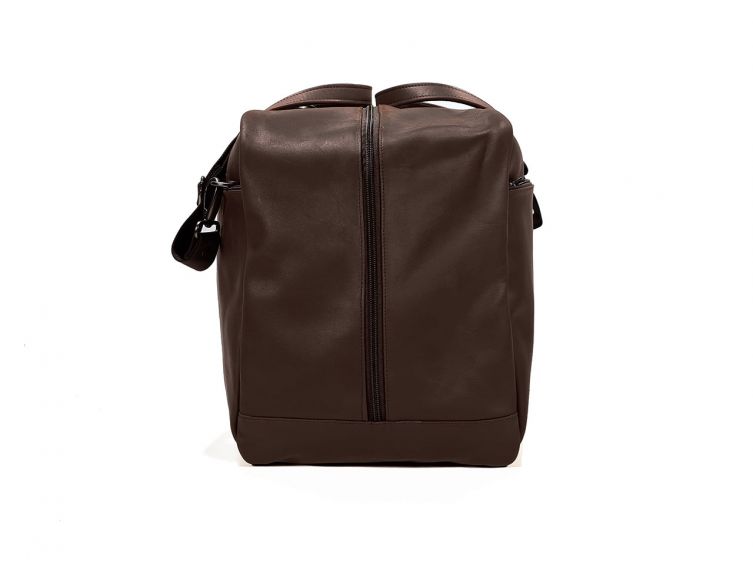 Bagage en cuir marron foncé - 9920