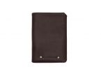 Portefeuille anti-RFID en cuir marron foncé - 9120 X