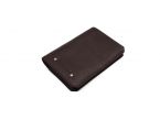 Portefeuille anti-RFID en cuir marron foncé - 9120 X