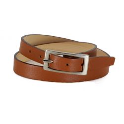 Bracelet en cuir marron gold, double tour - 5095