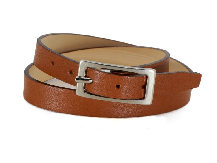 Bracelet en cuir marron gold, double tour - 5095