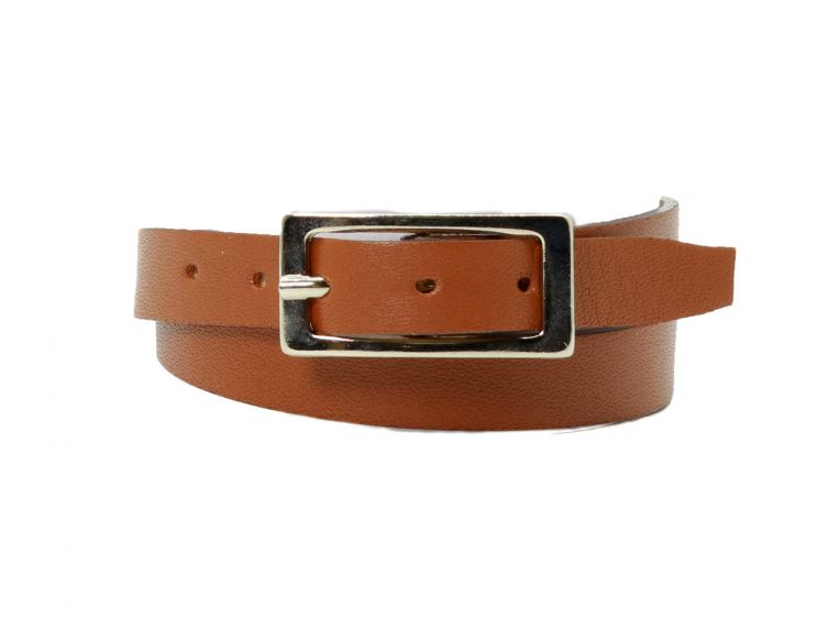 Bracelet en cuir marron gold, double tour - 5095